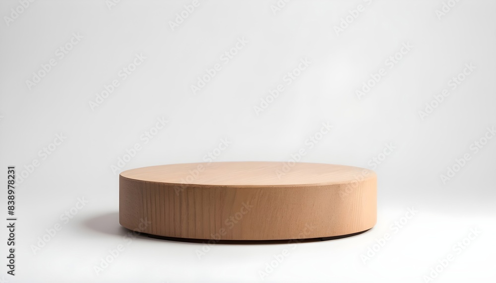 wood podium product isolated on white wood podium product isolated on white