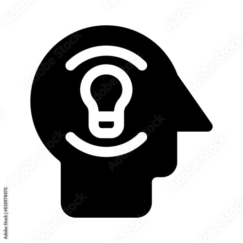 idea glyph icon
