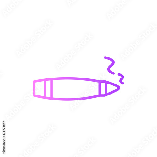 quit smoking gradient icon