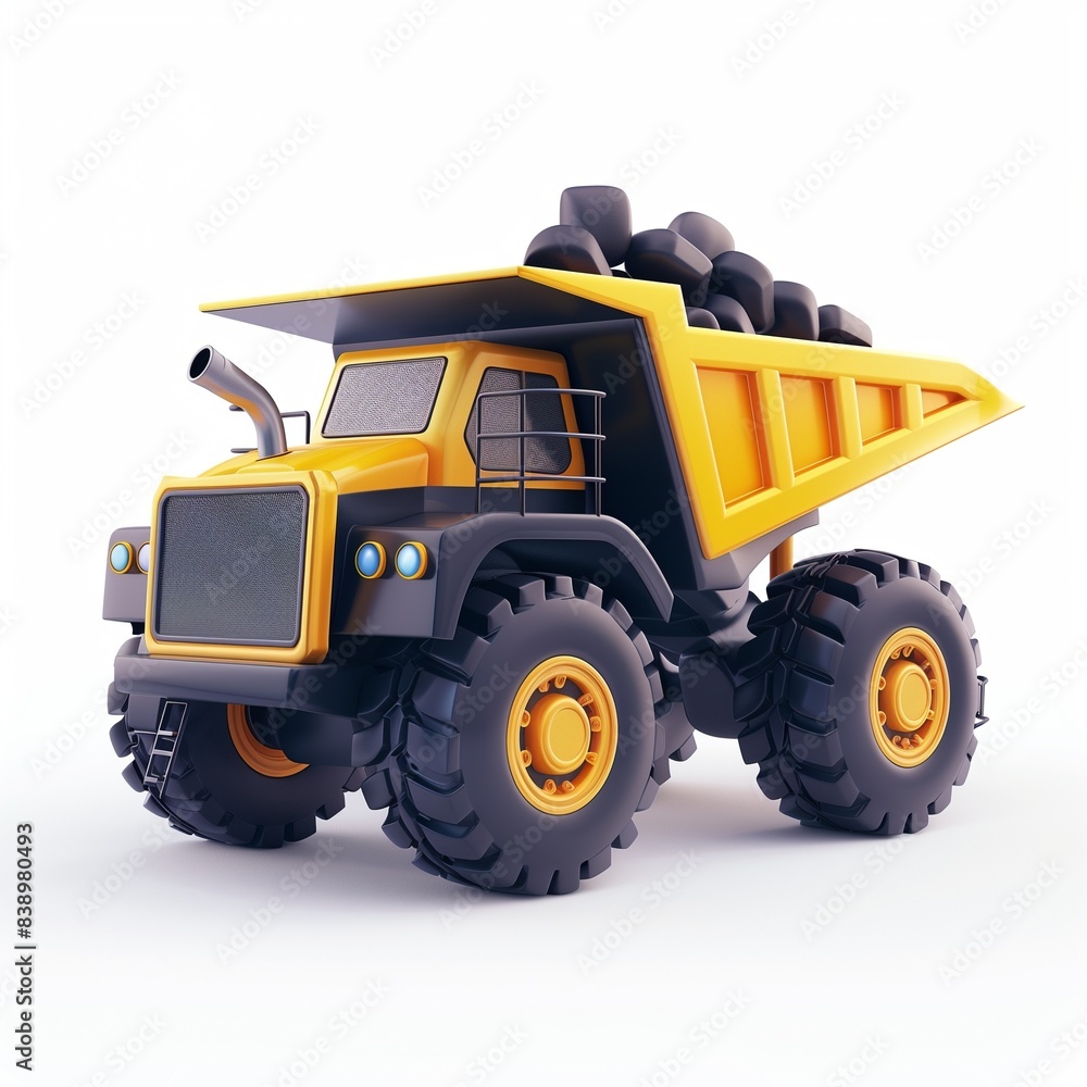 Dump truck heavy equipment transport bring nickel pile concentrate mining industry Dump truck heavy equipment transport bring nickel pile concentrate mining industry
