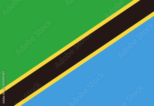 tanzania flag illustrator country flags
