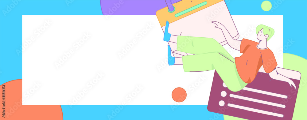 Check-in character flat vector concept operation hand-drawn illustration
Check-in character flat vector concept operation hand-drawn illustration