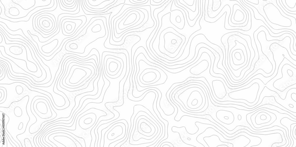 Vector geography landscape Topo contour map on white background, Topographic contour lines. Seamless pattern with lines Topographic map. Geographic mountain relief diagram line wave carve pattern. Vector geography landscape Topo contour map on white background, Topographic contour lines. Seamless pattern with lines Topographic map. Geographic mountain relief diagram line wave carve pattern.
