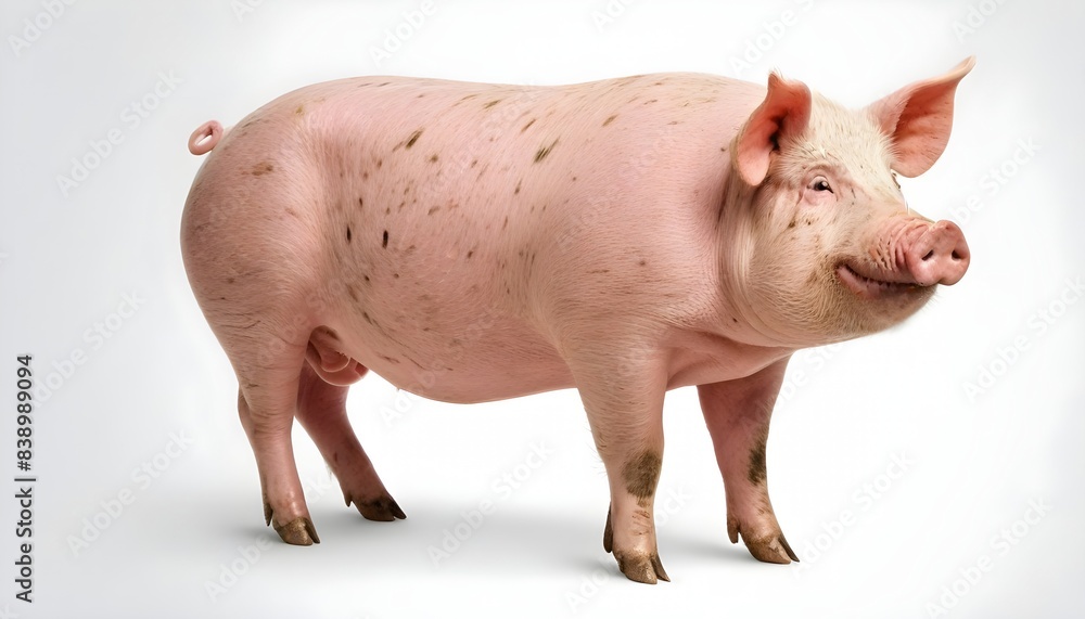 Pig isolated on white background Pig isolated on white background