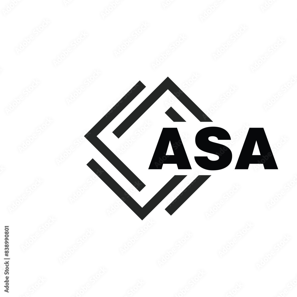 ASA letter logo design on white background. ASA logo. ASA creative initials letter Monogram logo icon concept. ASA letter design ASA letter logo design on white background. ASA logo. ASA creative initials letter Monogram logo icon concept. ASA letter design