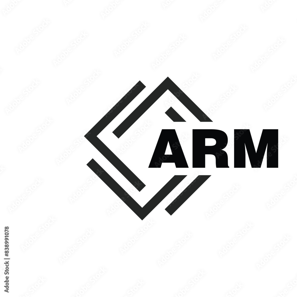 ARM letter logo design on white background. ARM logo. ARM creative initials letter Monogram logo icon concept. ARM letter design ARM letter logo design on white background. ARM logo. ARM creative initials letter Monogram logo icon concept. ARM letter design