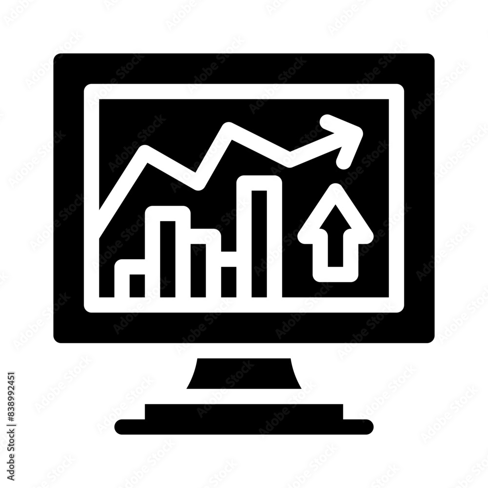 strategic plan glyph icon strategic plan glyph icon