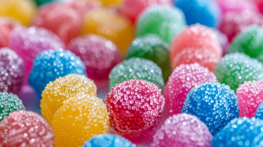A close up of a bunch of different colored jelly beans, AI A close up of a bunch of different colored jelly beans, AI