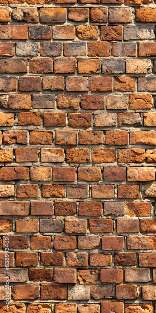 Obraz premium old brick earth tone seamless texture