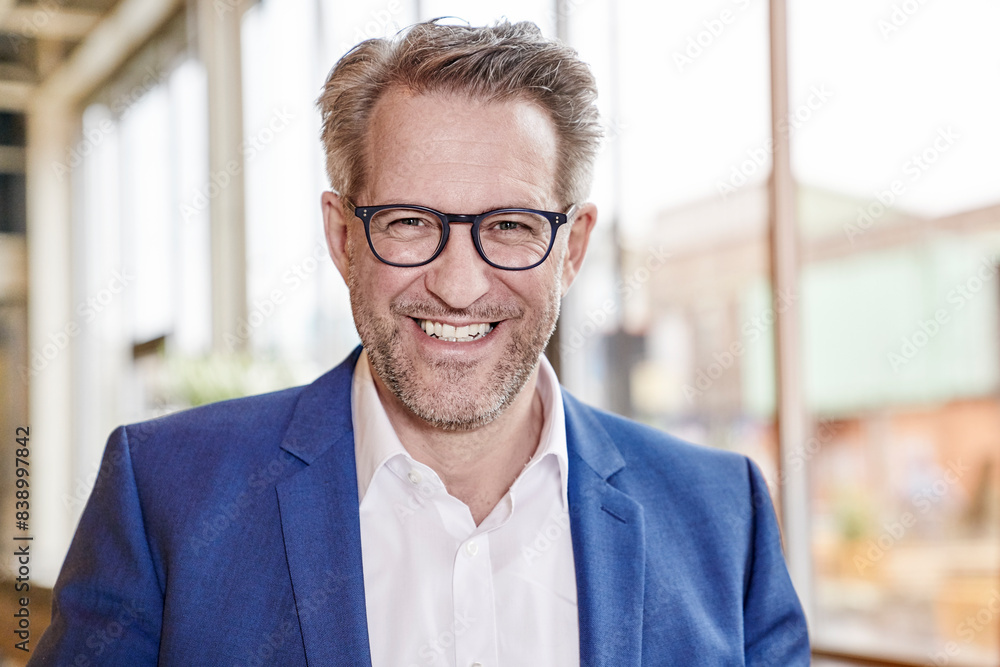 Portrait of smiling mature businessman Portrait of smiling mature businessman