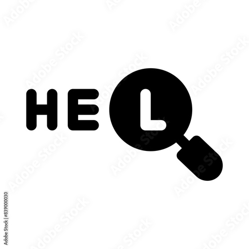 languages glyph icon