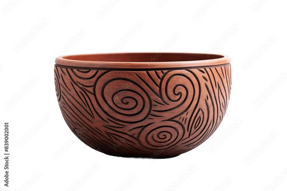 The Enigmatic Encounter: A Brown Bowl on a White Table on a White or Clear Surface PNG Transparent Background.. The Enigmatic Encounter: A Brown Bowl on a White Table on a White or Clear Surface PNG Transparent Background..