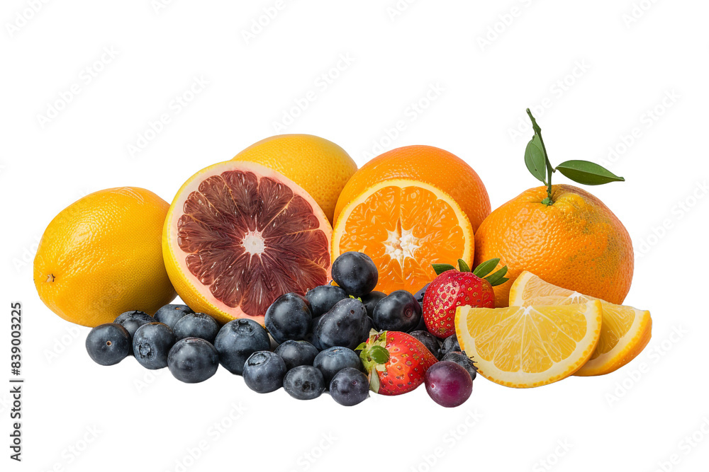 bunch of fruit isolated on transparent background bunch of fruit isolated on transparent background