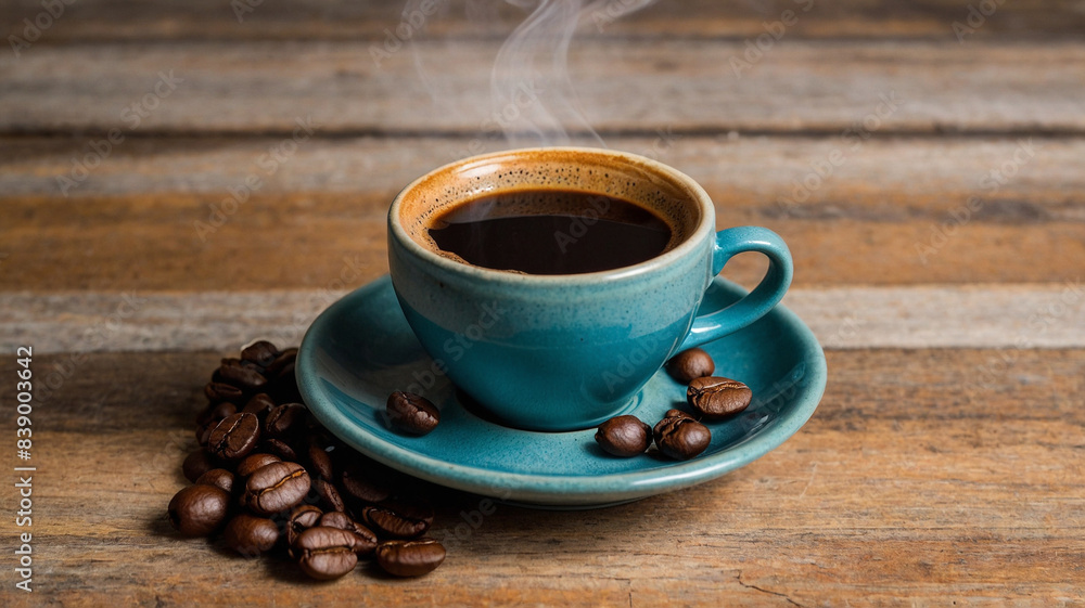 Cup of coffee on the table Cup of coffee on the table