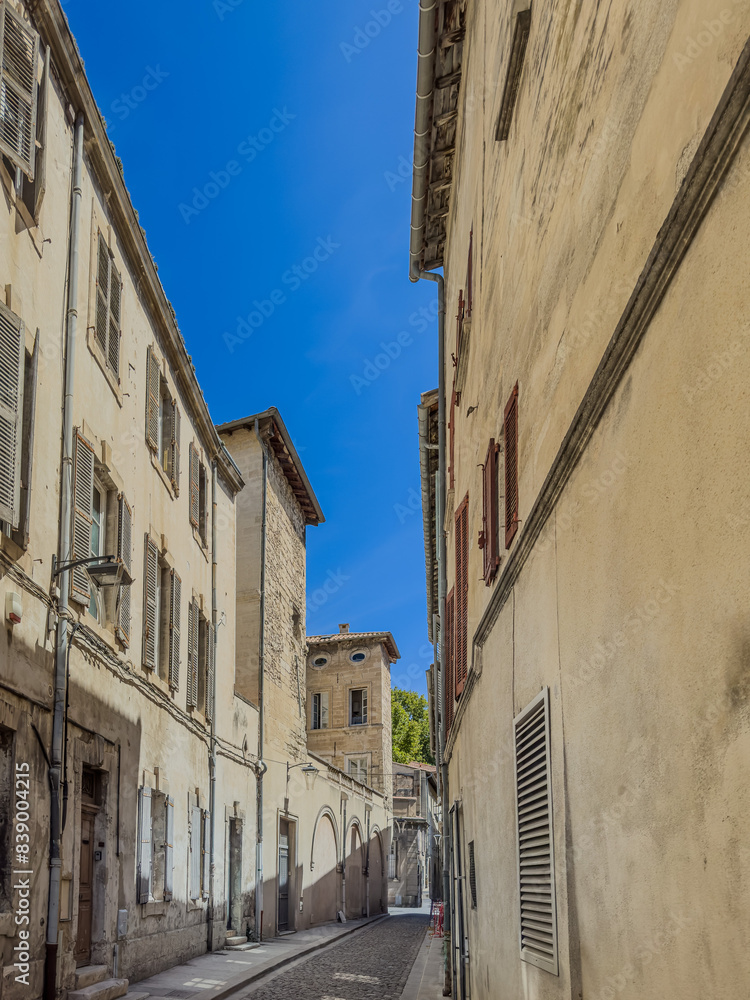 Obraz premium The Beauty and History of the Old Avignon Village in France