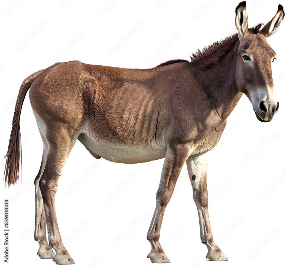 A mule isolated on a transparent background PNG A mule isolated on a transparent background PNG