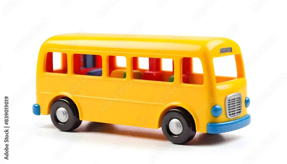 Transportation Kids toys isolated on white background