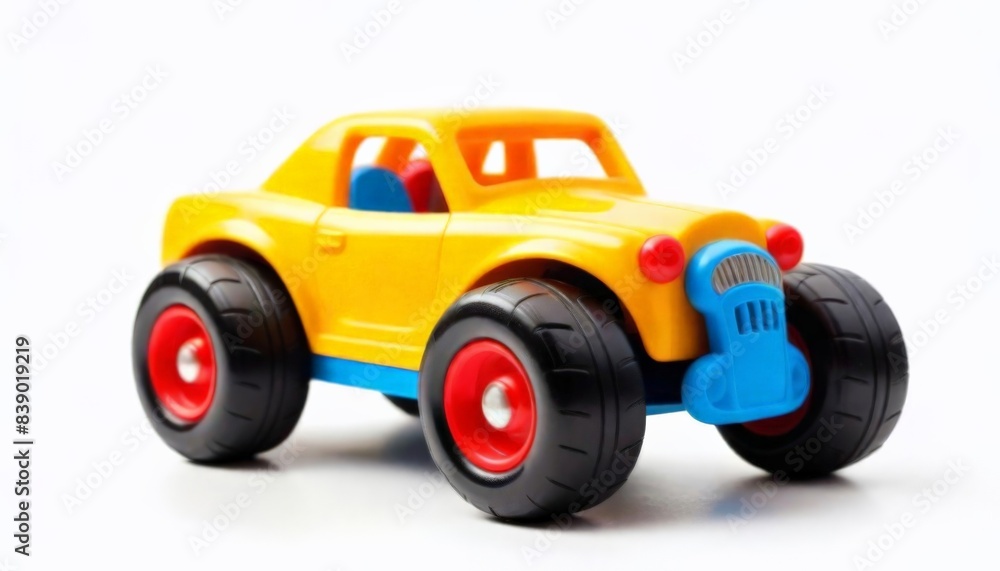 Transportation Kids toys isolated on white background Transportation Kids toys isolated on white background