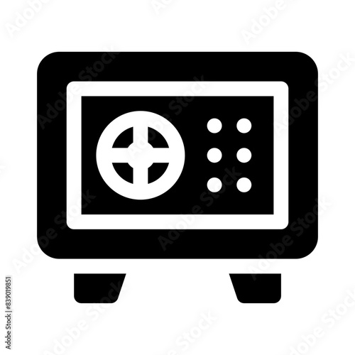 safebox glyph icon