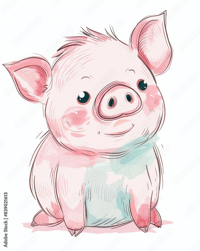 Stock Illustration of Cute Animals: Chick, Fawn, Foal, Calf, Piglet, Duckling in Soft Pastel Colors - Minimalist Symmetrical Full-Body Cartoon Drawings for Nursery Art and Kid-Friendly Decor
Stock Illustration of Cute Animals: Chick, Fawn, Foal, Calf, Piglet, Duckling in Soft Pastel Colors - Minimalist Symmetrical Full-Body Cartoon Drawings for Nursery Art and Kid-Friendly Decor