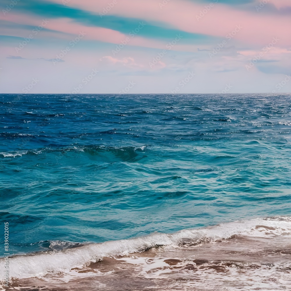 Obraz premium waves on the beach