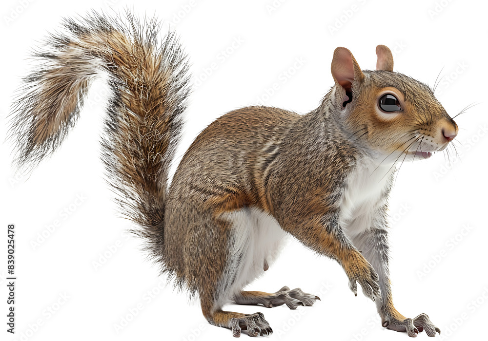 A squirrel isolated on a transparent background PNG A squirrel isolated on a transparent background PNG