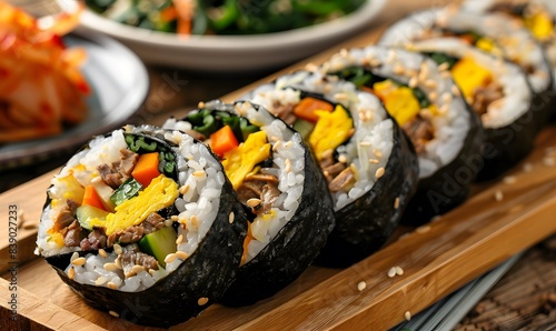 Korea food kimbap  Generative AI
