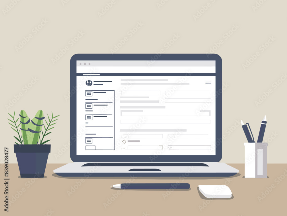 Animated Laptop Job Application: Apply with Ease and Style Animated Laptop Job Application: Apply with Ease and Style