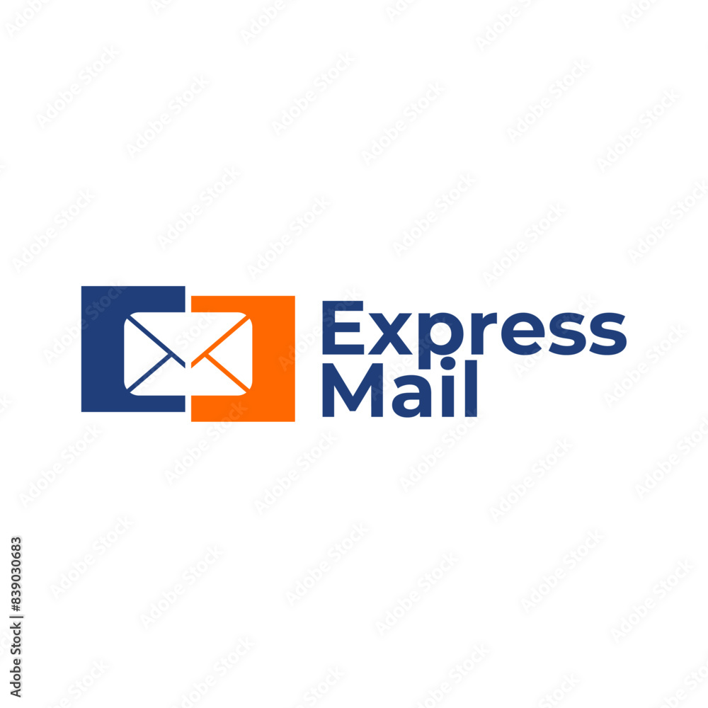 Fast mail Logo Design Template. Vector Illustration. Fast mail Logo Design Template. Vector Illustration.