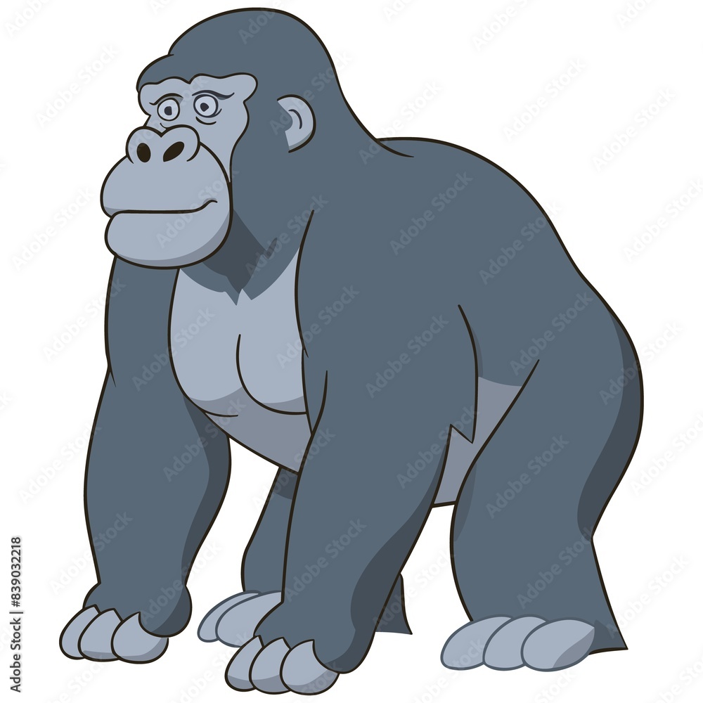 Fototapeta premium Gorilla, Animals Nature,Animal Mammal