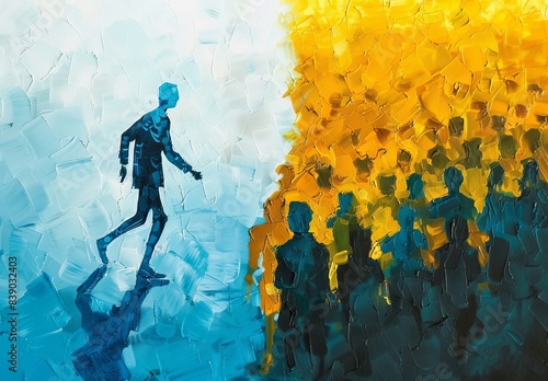 A contrarian disrupts the norm, competes against trends, opposes conformity, and seeks new ways to innovate and redefine the standard.