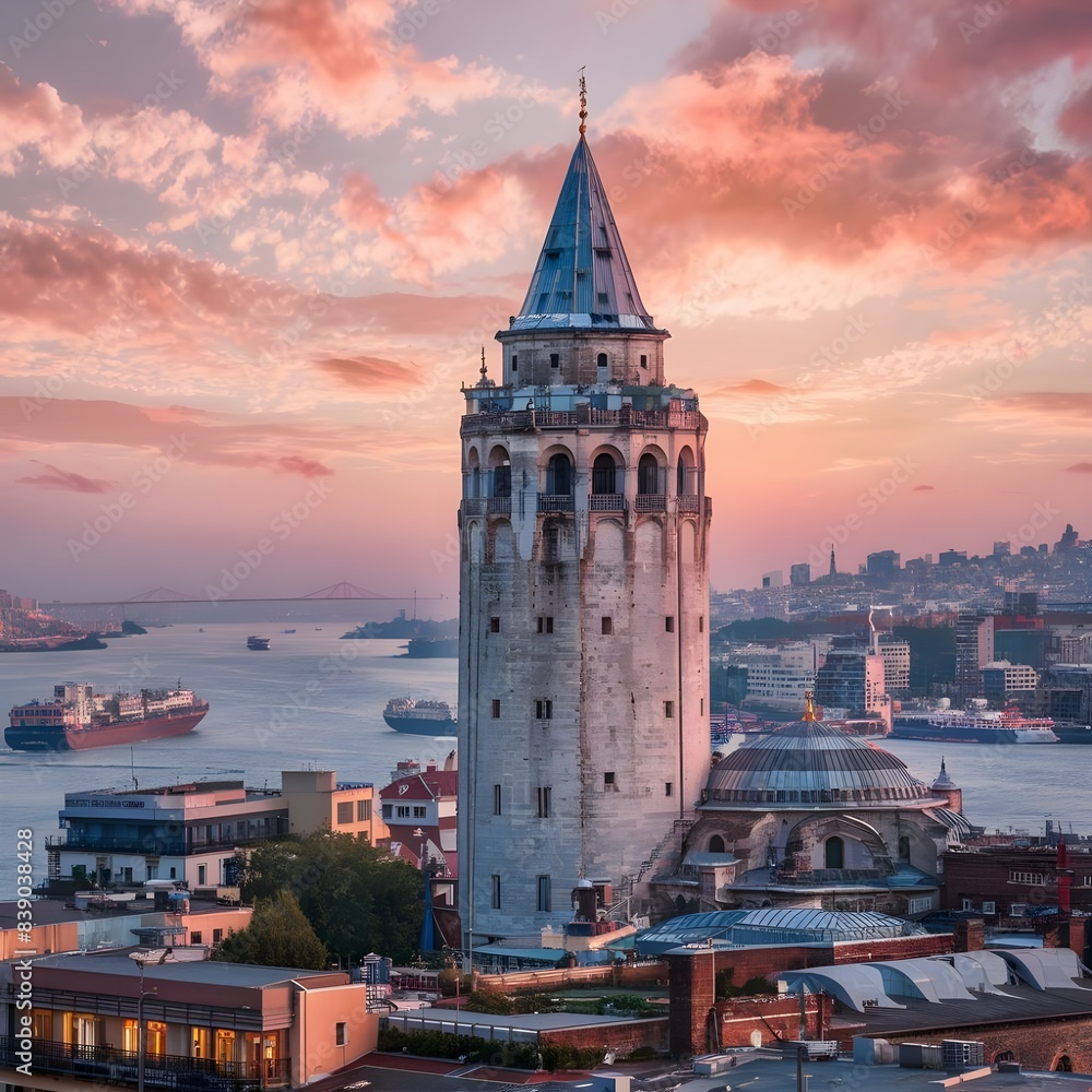 Fototapeta premium district tower city