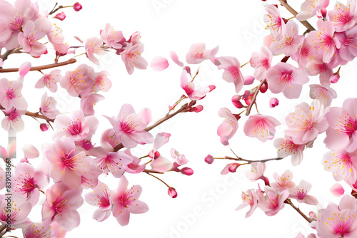 Elegant Cherry Blossoms Art on Transparent Background © Tohamina