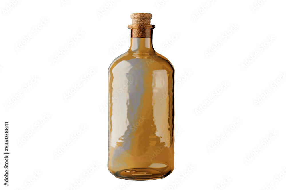 Empty bottle isolated on transparent background Empty bottle isolated on transparent background