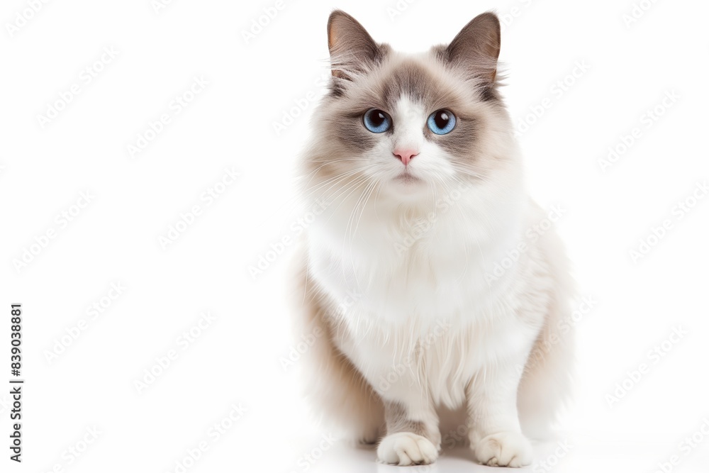 Beautiful Blue Eyed Ragdoll Cat Beautiful Blue Eyed Ragdoll Cat