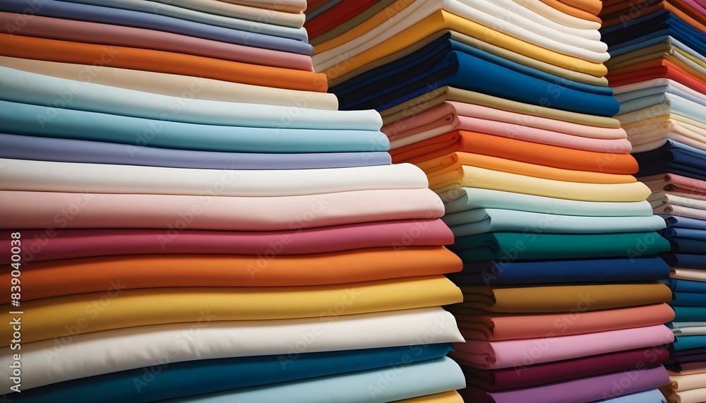 piles of cotton cloth piles of cotton cloth