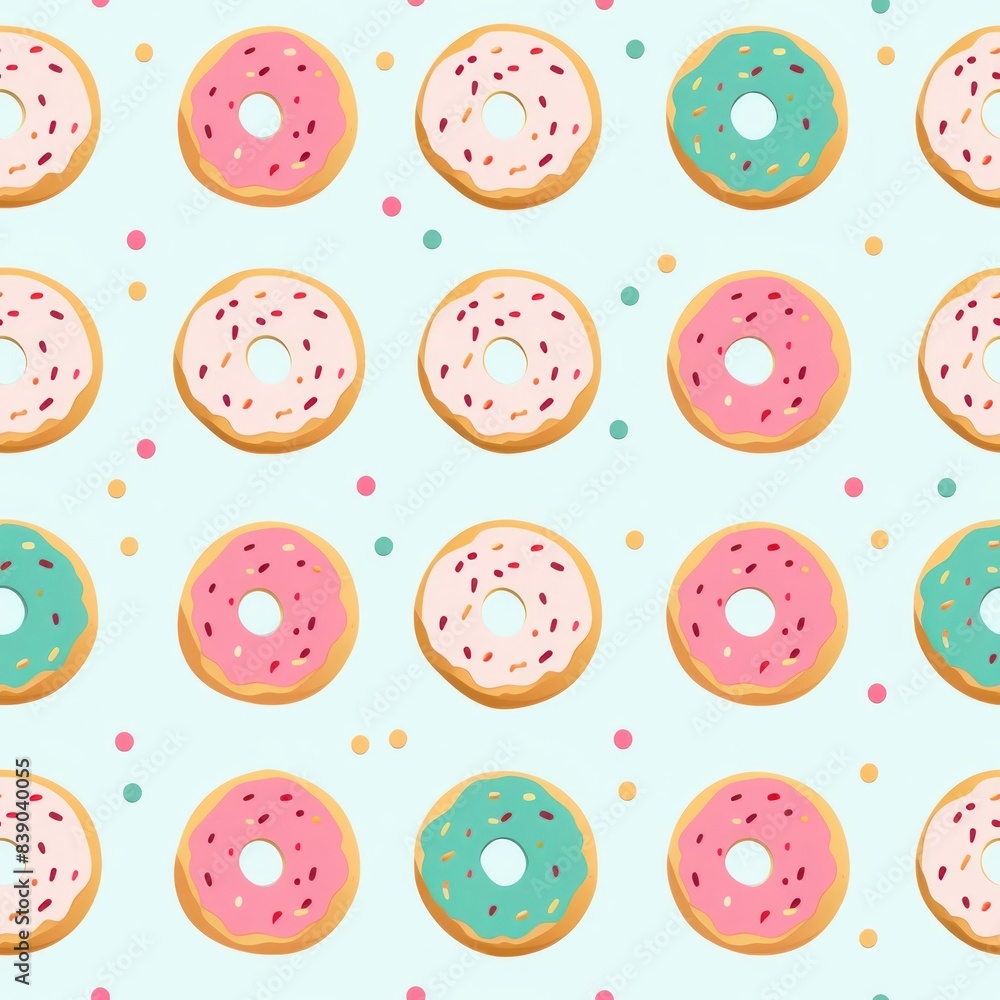 Donut pattern backgrounds dessert. Donut pattern backgrounds dessert.