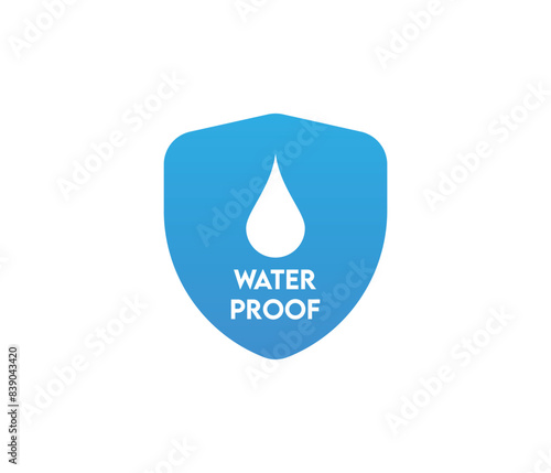 Waterproof icon, Water Proof sign, Water resistant symbol. Water protection icon
