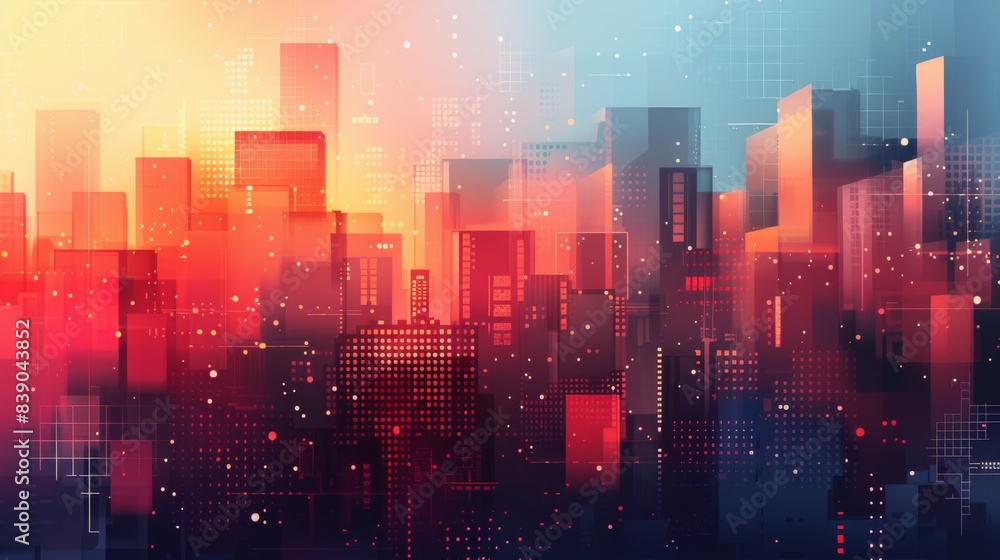 Abstract business, city, building background Abstract business, city, building background