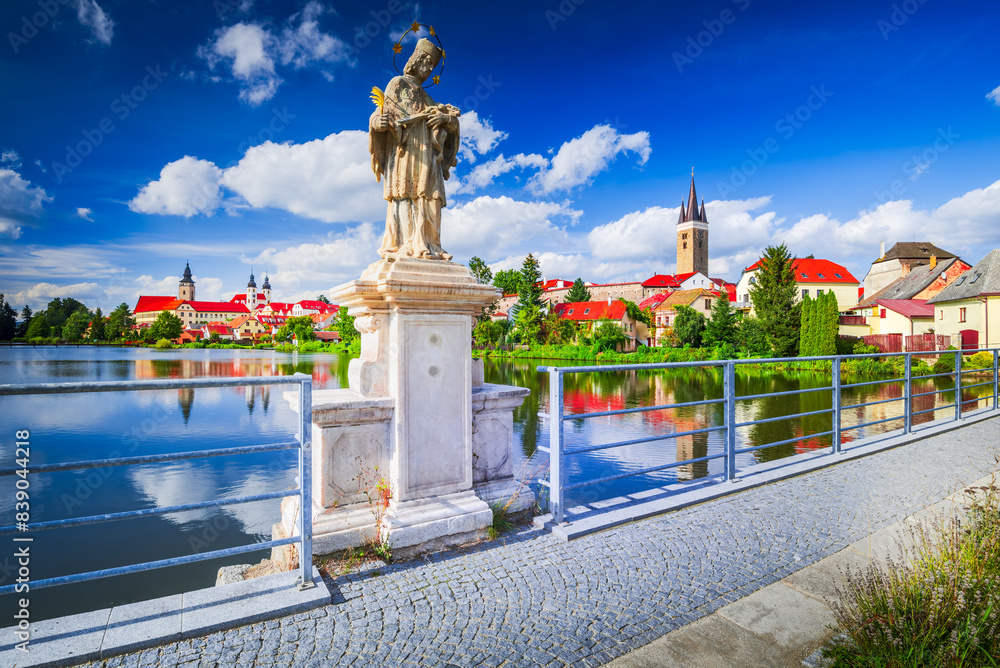 Telc, Czech Republic. Charming town in Moravia, world heritage.