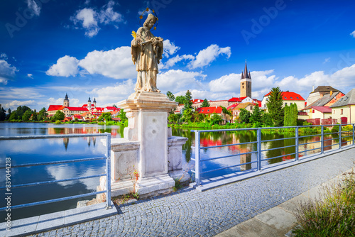 Obraz na płótnie Telc, Czech Republic. Charming town in Moravia, world heritage. w salonie