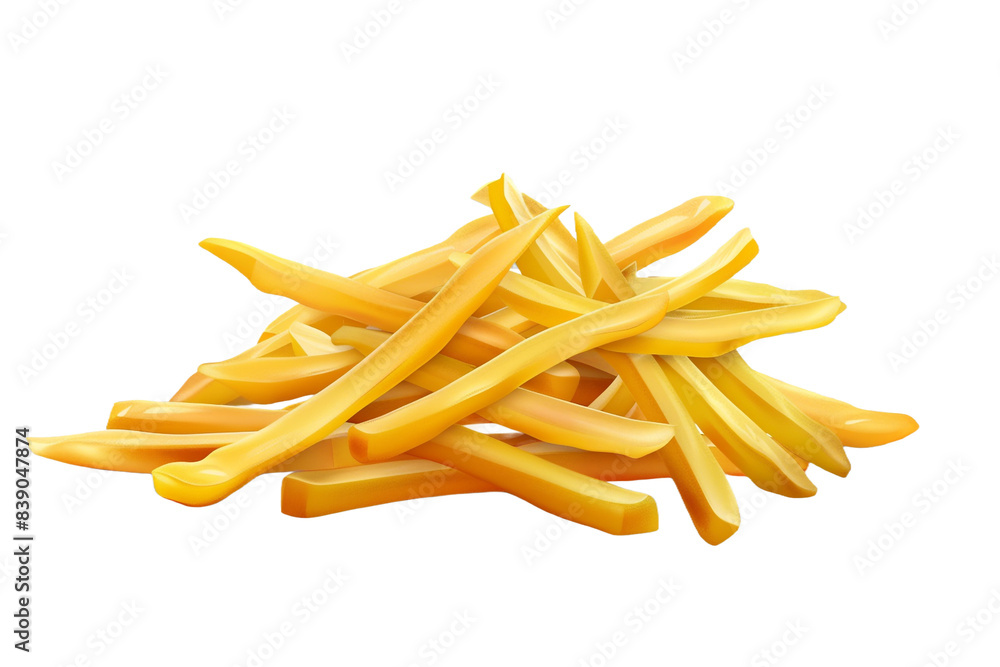 French fries isolated on transparent background French fries isolated on transparent background