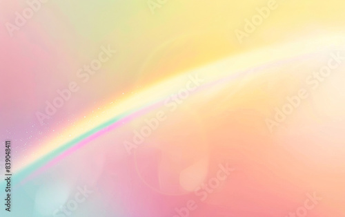 A vibrant rainbow background with soft gradients blending seamlessly between the colors