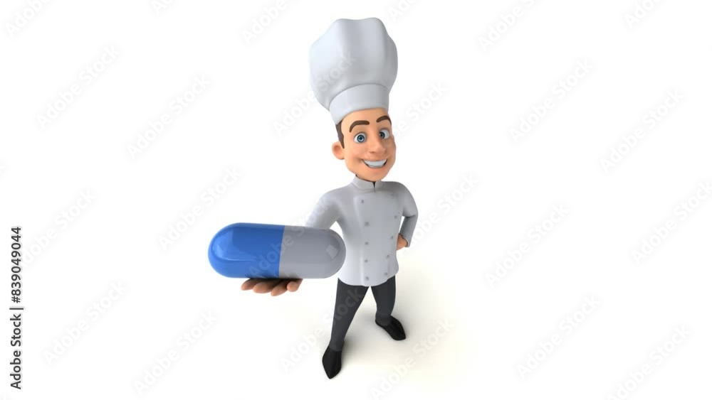 Fun 3D cartoon chef Fun 3D cartoon chef