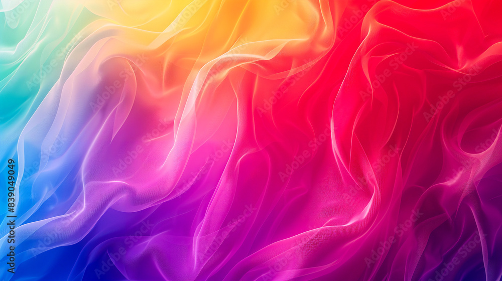 A vibrant rainbow background with soft gradients blending seamlessly between the colors A vibrant rainbow background with soft gradients blending seamlessly between the colors