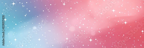 A soft gradient background with tiny white stars scattered subtly across the design