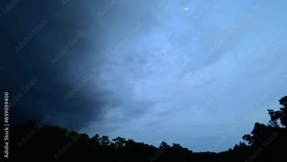 Late afternoon heavy clouds in the sky, time lapse Late afternoon heavy clouds in the sky, time lapse