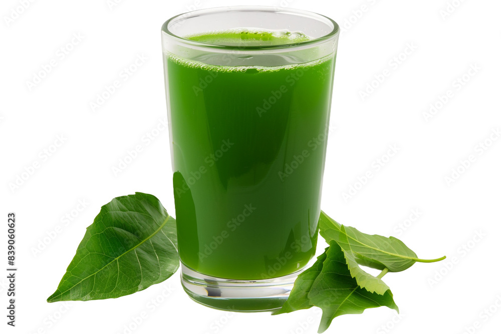 Glass of green juice isolated on transparent background Glass of green juice isolated on transparent background