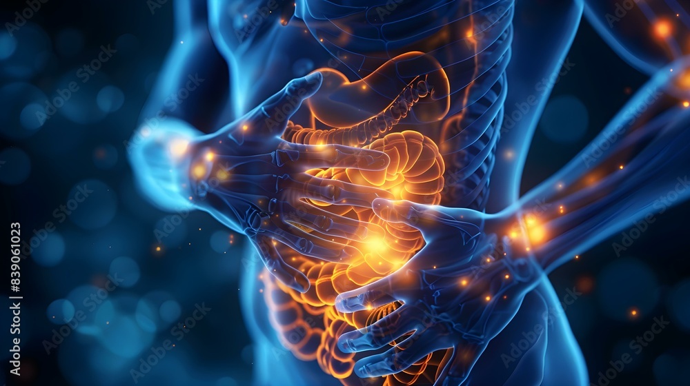 Stomach pain, x-ray view Stomach pain, x-ray view