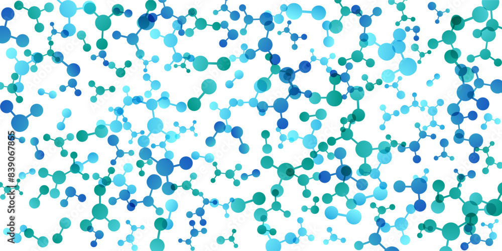 Textured background with molecules, data or other tech structure elements. Pharmacy, biotechnology or chemistry design concept. Vector decoration element in green and blue colors Textured background with molecules, data or other tech structure elements. Pharmacy, biotechnology or chemistry design concept. Vector decoration element in green and blue colors